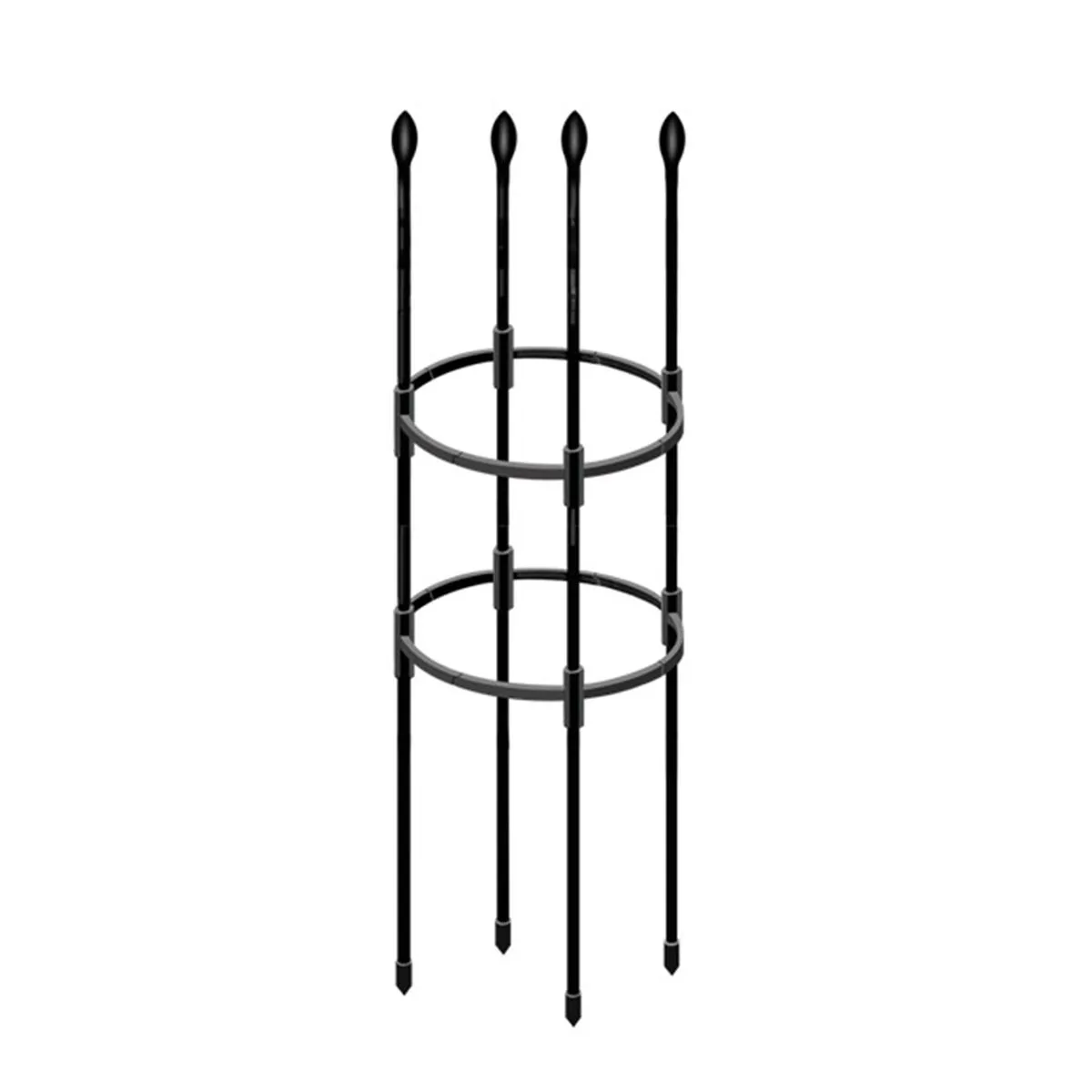 Black 11mm Medium Plant Trellis