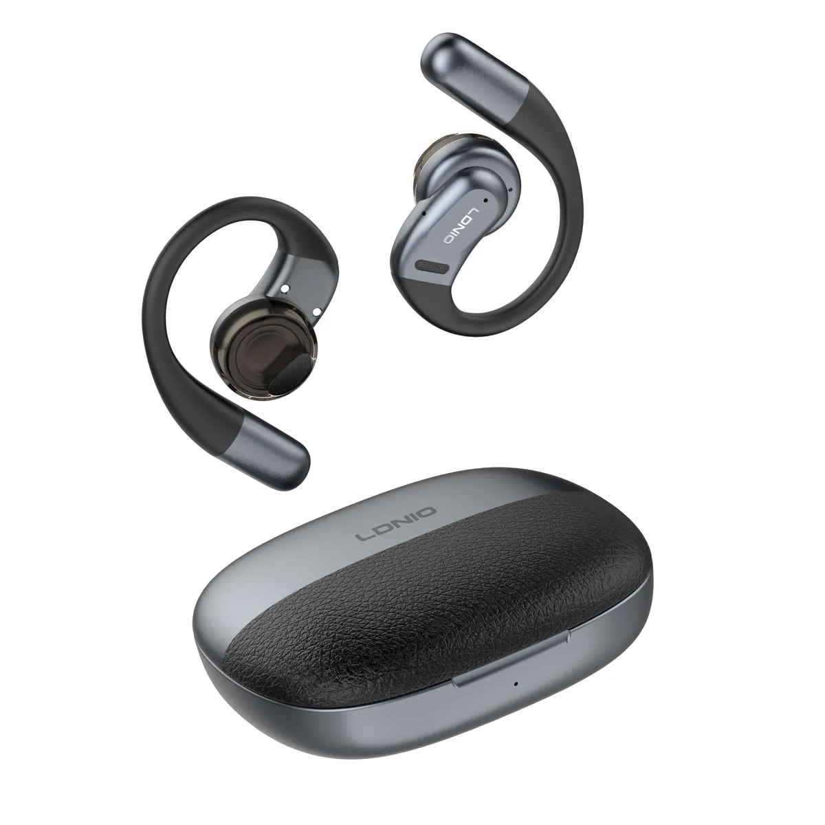 LDNIO OWS Wireless Bluetooth 5.4 Over-Ear Headphones, Touch Control