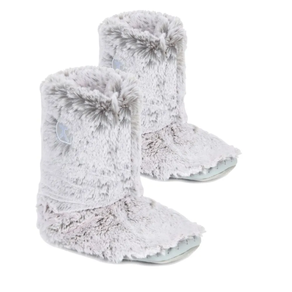 Home Soft Winter Microwave Heating Slippers - Grey