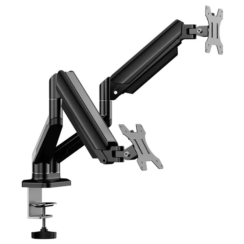 17'' - 27'' Fully Adjustable Dual LCD LED Monitor Desk Stand