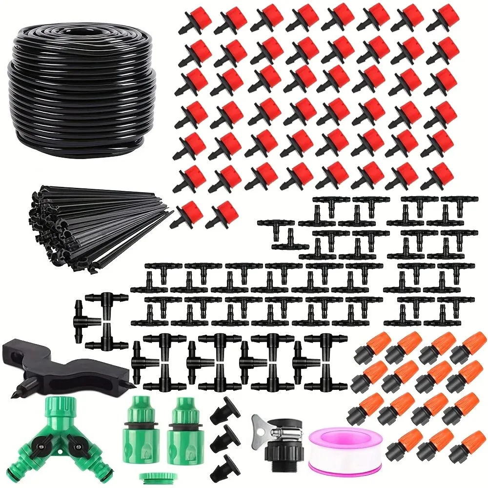 AIYATO 50m Garden Drip Irrigation Kit Water Saving Watering device