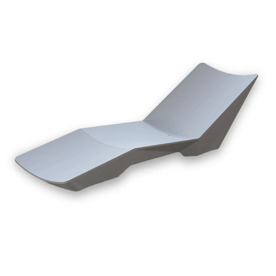 Casa Calore Miami Sun/Pool Lounger - Cement Grey