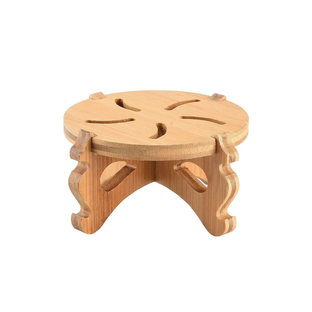 Small Wooden Plant Stool 12x6.7cm Assembly Required