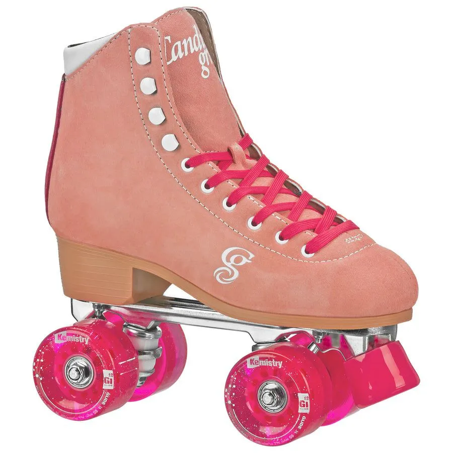 Candi Grl Carlin Quad Roller Skates Peach/Pink