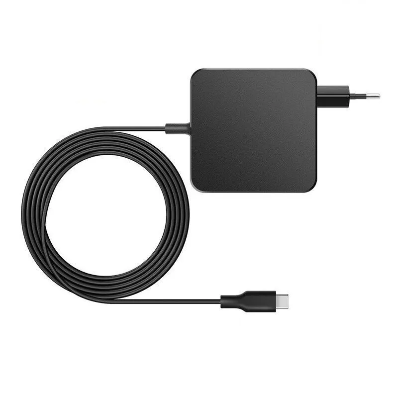 65W USB-C Laptop Charger Fast Power Adapter for Laptops & Smartphones