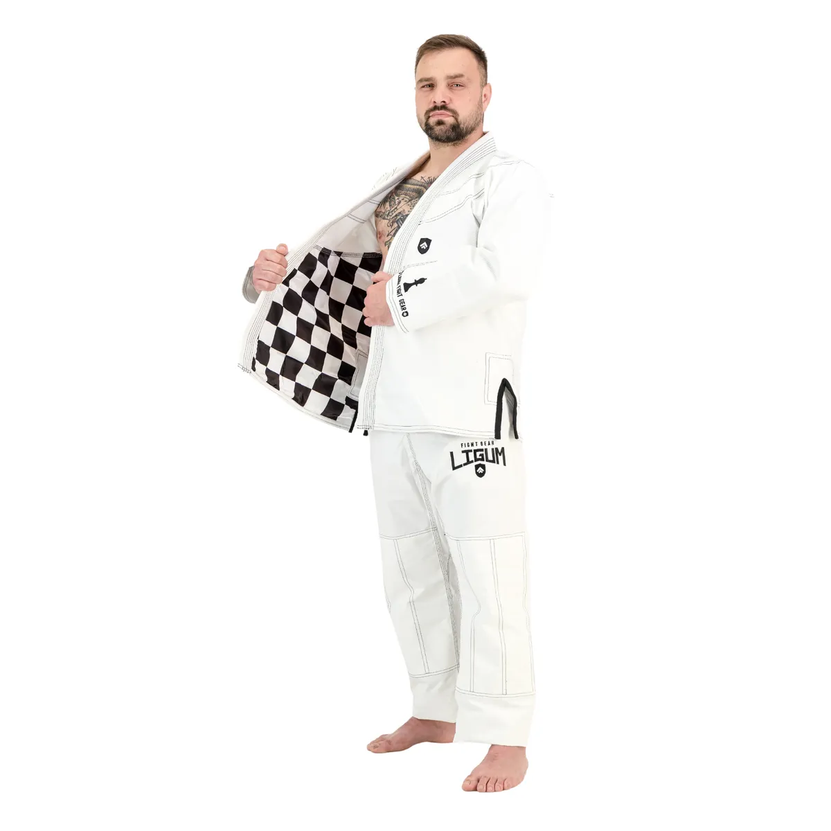 "The Bishop" 450GSM White Jiu Jitsu Gi - Limited Edition