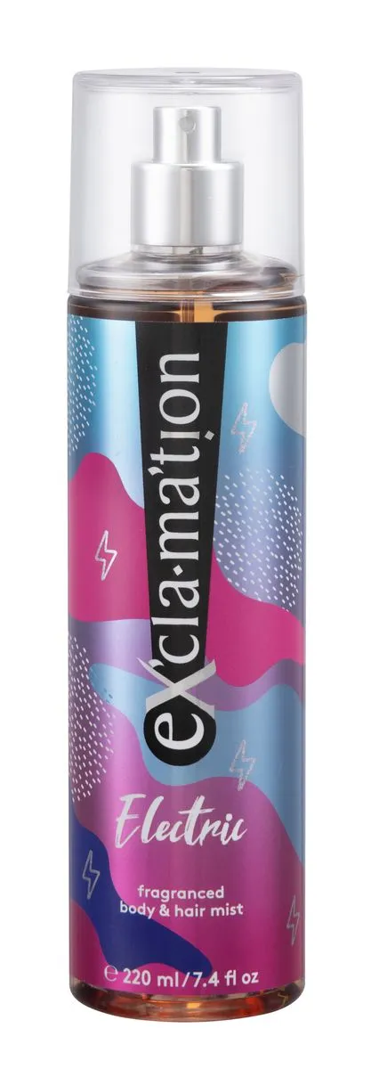 Exclamation Body & Hair Fragrance Mist 220ml - Electric