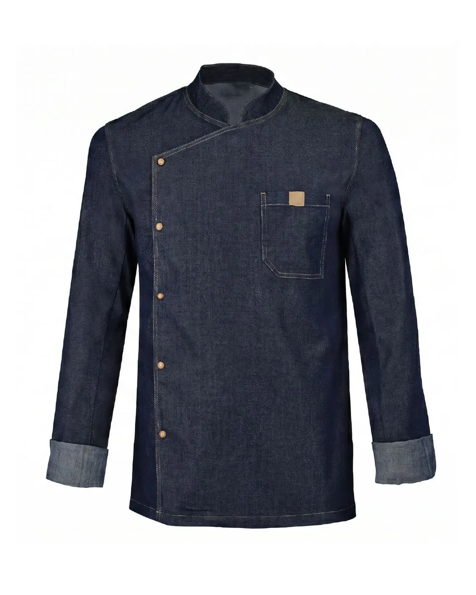 The Chef Collection Indigo Denim Executive Chef Jacket