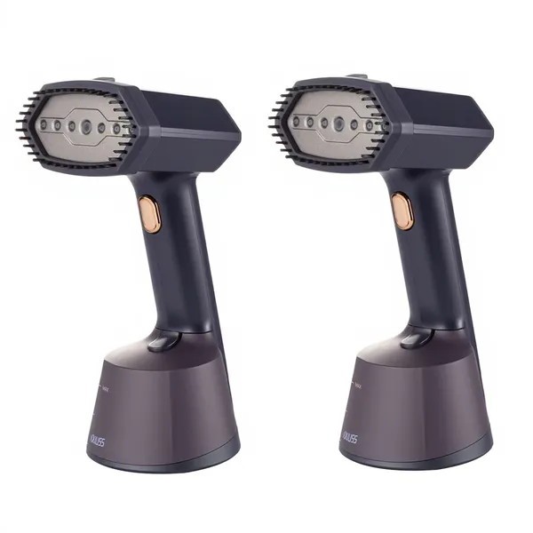2 Pieces Handheld Garment Steamers Steam Iron Non-Stick Steam Iron