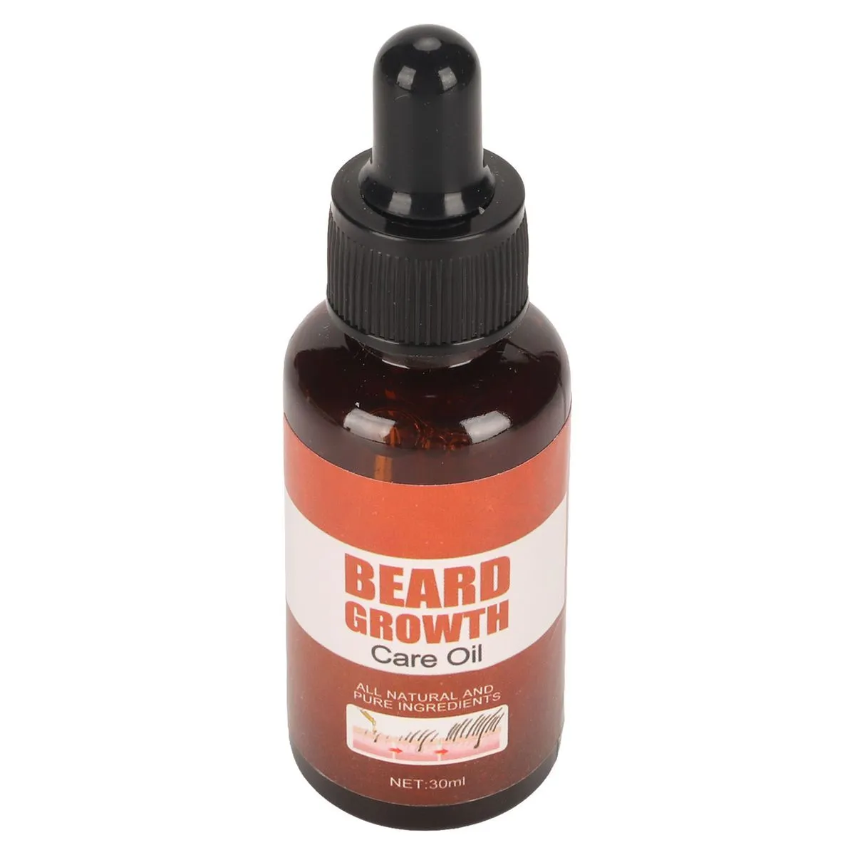 Beard Growth Oil for Men, 30ml - Thickening, Moisturizing, and Repairing