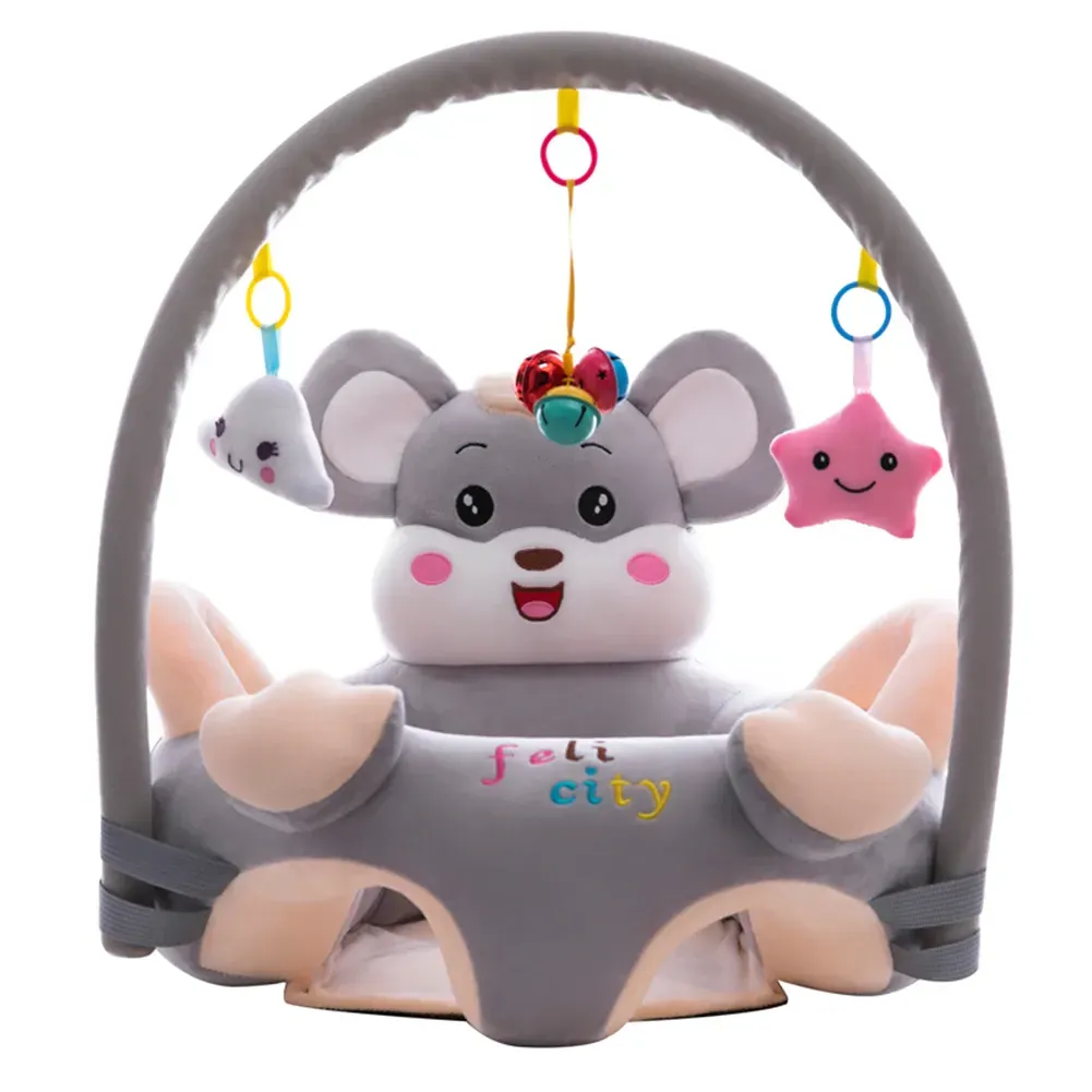 Sofa Baby Plush Seats with Game Pole