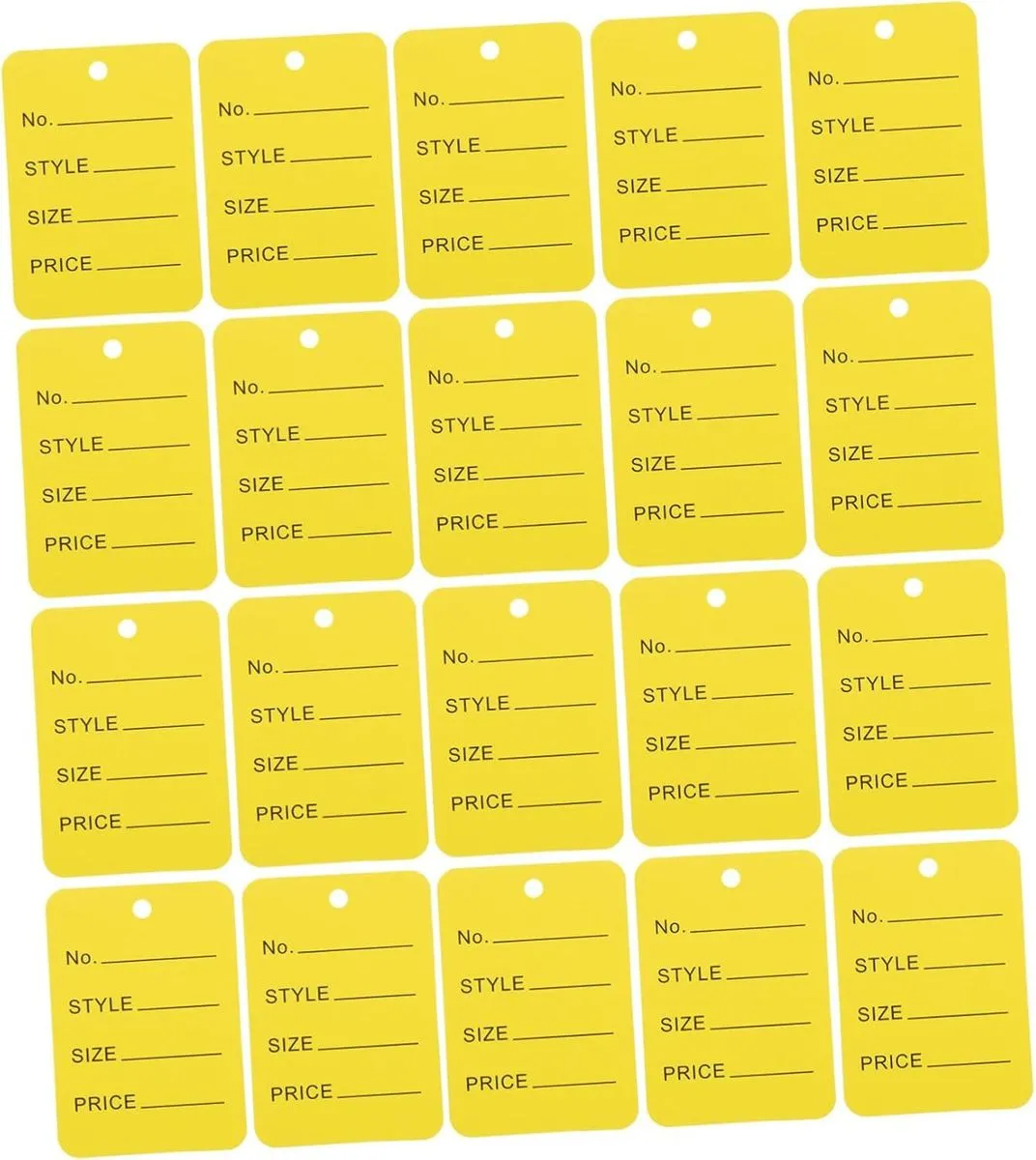 1000pcs Pricing Stickers for Retail Blank Tags Easy to Write