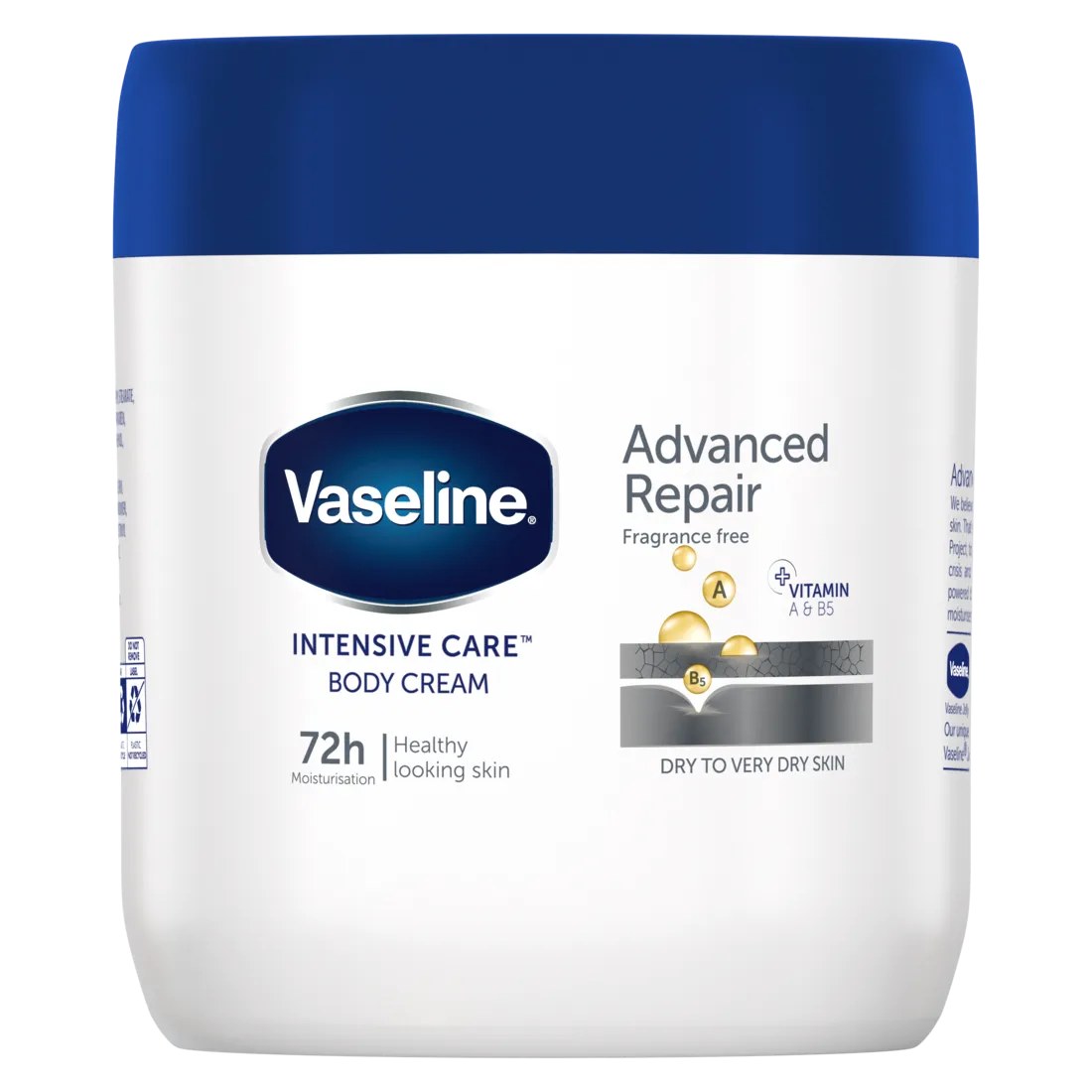 Vaseline Intensive Care Advanced Dry Skin Repair Fragrance Free Body Cream 400ml