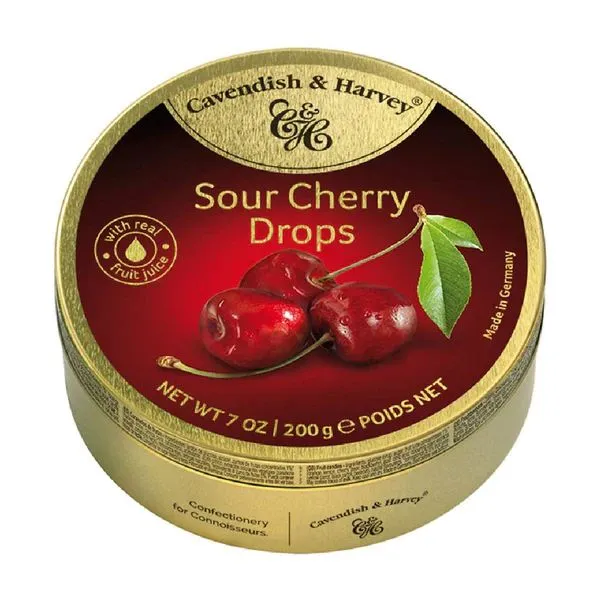 Cavendish & Harvey Sour Cherry Drops - 200g