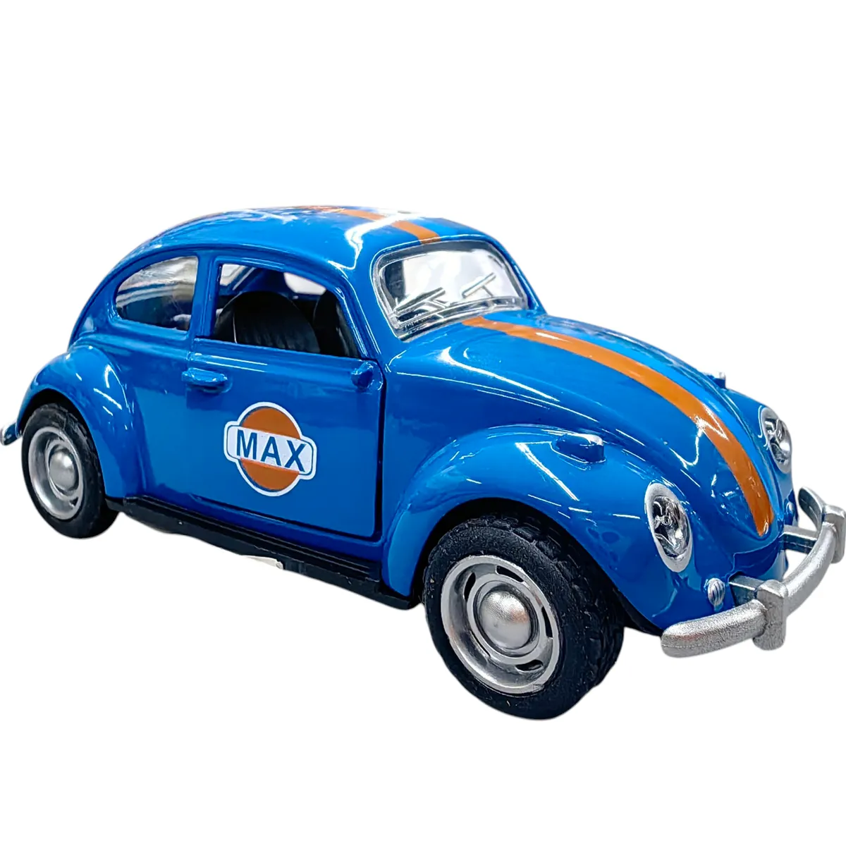 1:38 Scale Volkswagen Beetle Diecast Model Car - Blue, Black
