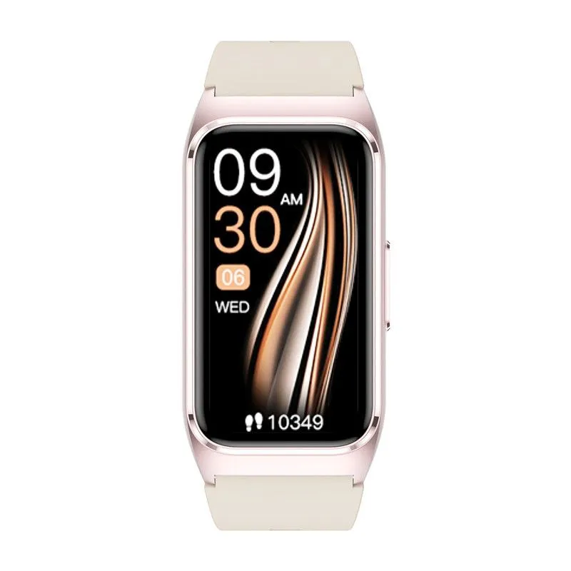 Beige TK75 1.47" Smartwatch Heart Rate SpO2 Health