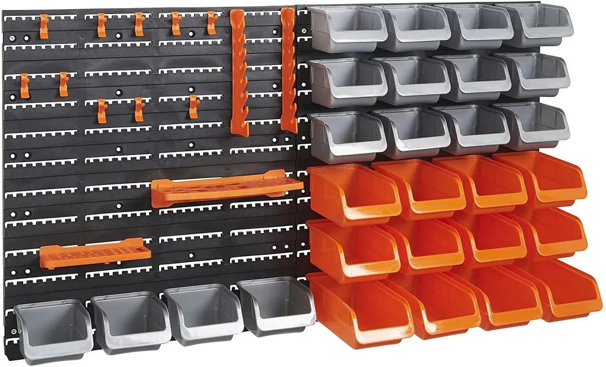 DIY-It Tool & Store - 28 Box & 13 Tool (Orange & Grey)