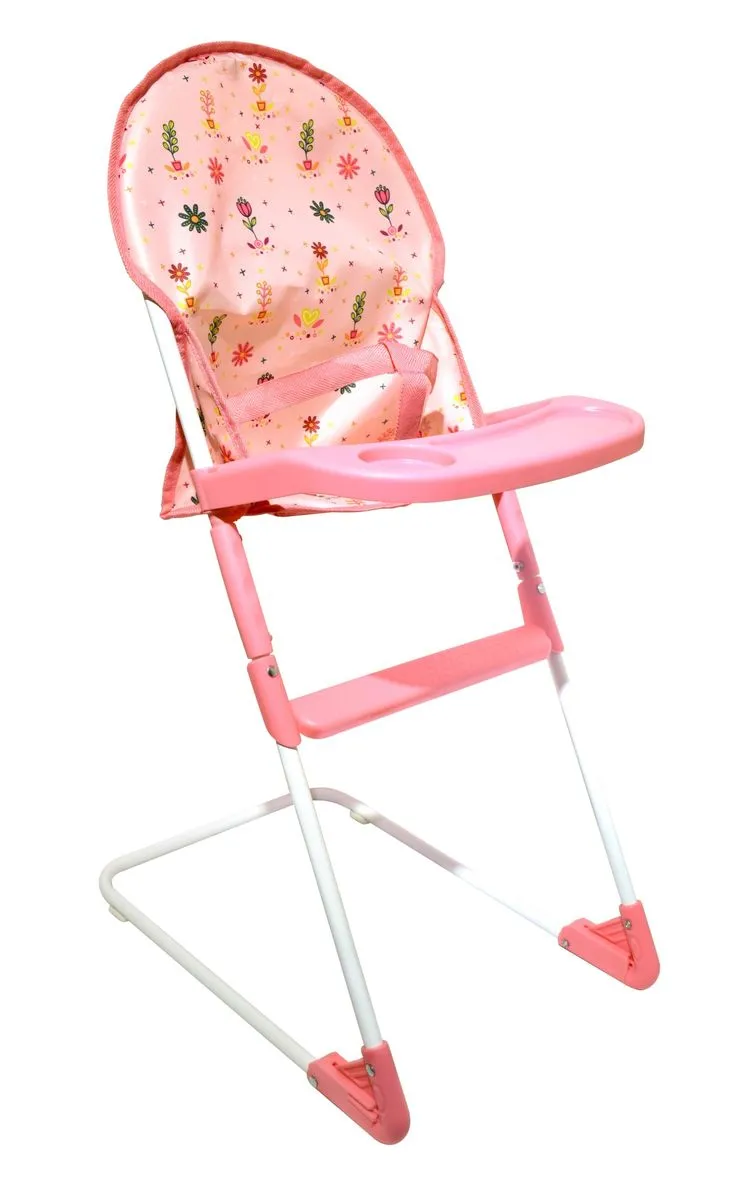 Doll High Chair - Pretend Play Furniture for Baby Dolls