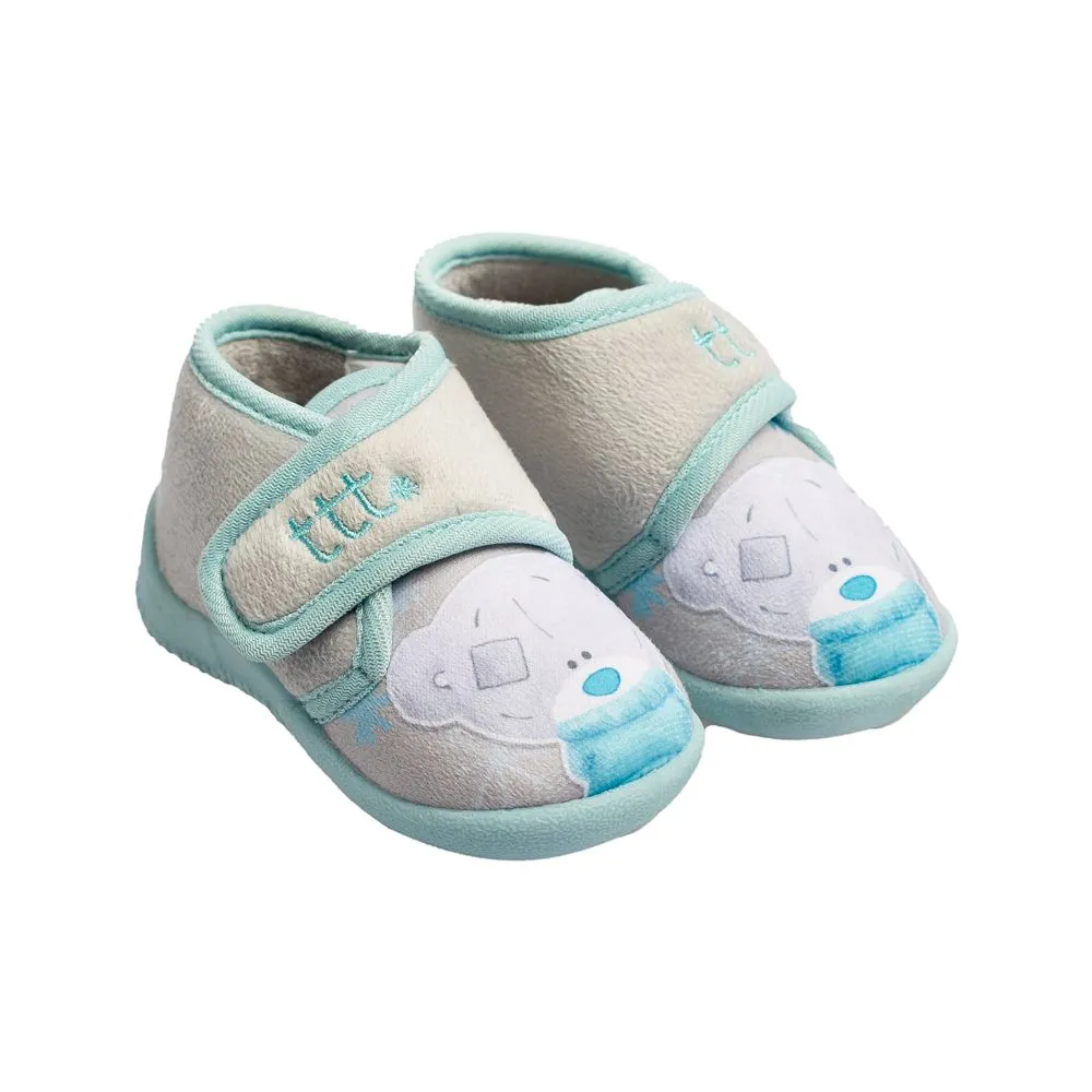 Baby Tiny Teddy Hook and Loop Slippers