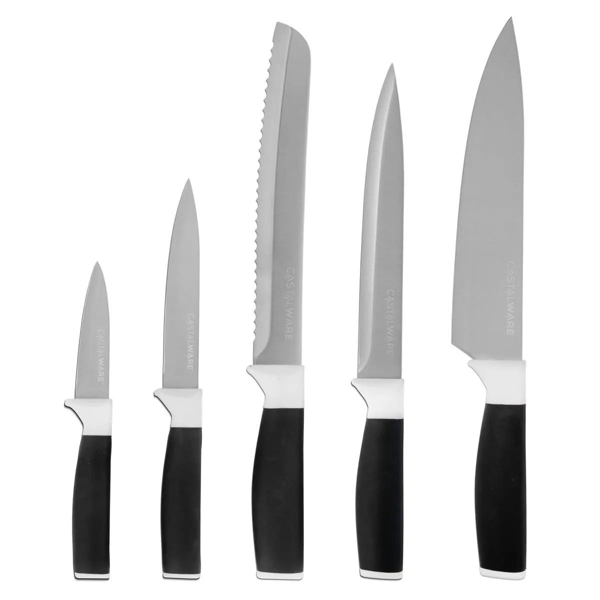 Castalware Knife Set of 5 Kitchen Knives for Cooking - Stainless Steel