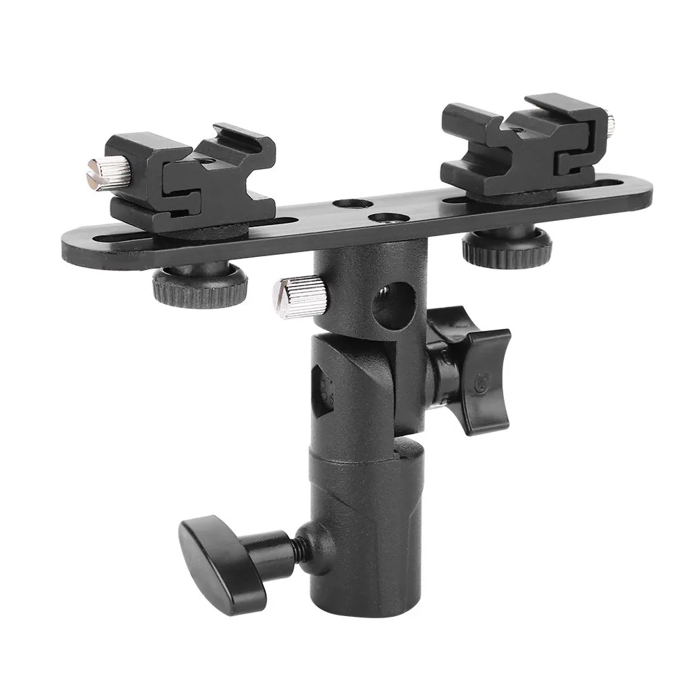 Dual Hot Shoe Flash Bracket Gift