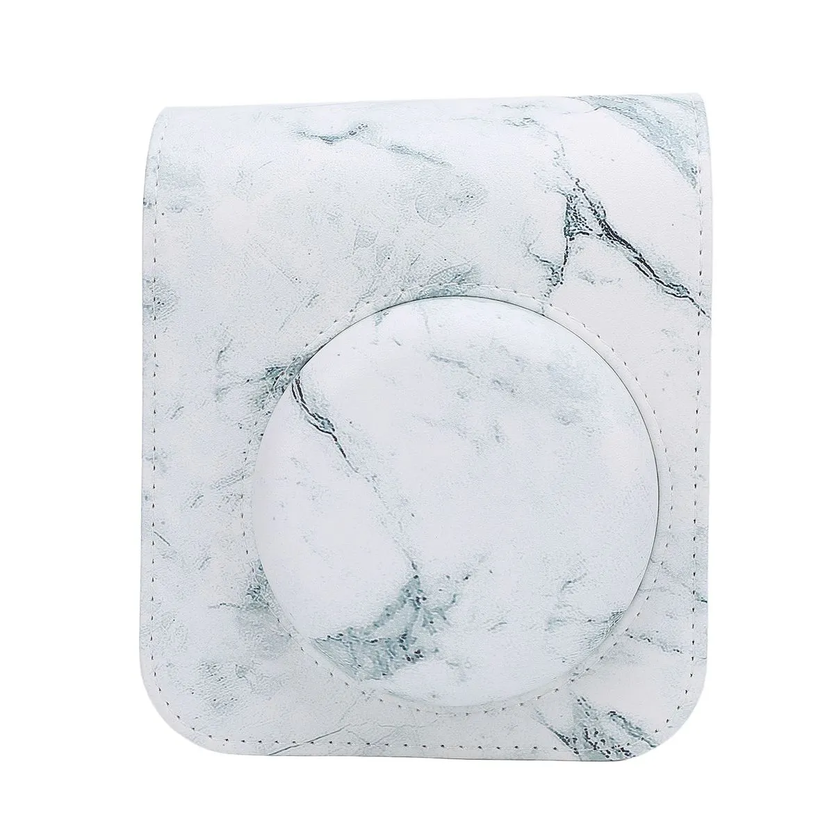 Marble PU leather film camera travel bag