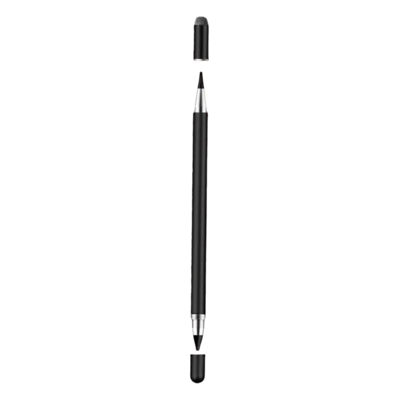 3-in-1 Smart Stylus Pen Compatible with iPad, Samsung Galaxy S Pen - Black