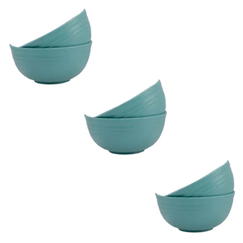 MamaMia Family Economy Indoor& Outdoor Bowl - Set of 6 - Green