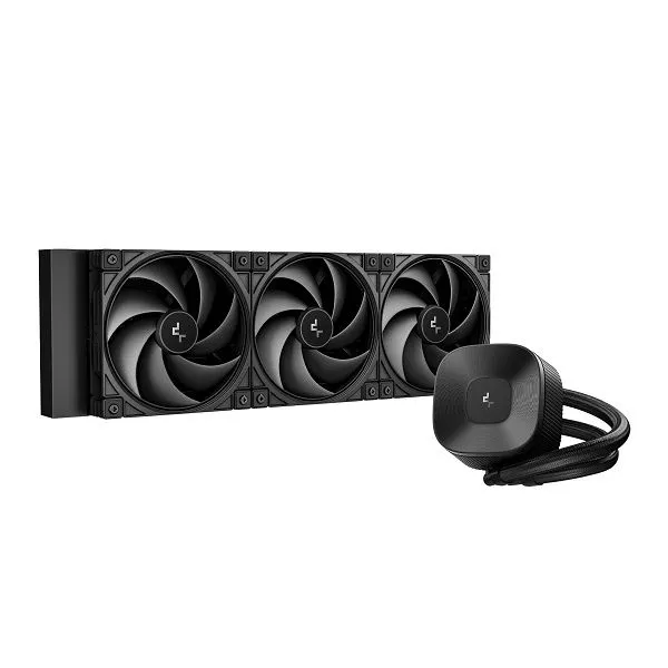 DeepCool LE360 V2 ZERODARK Liquid CPU Cooler W/Ligting on Pump+3XFans-Black