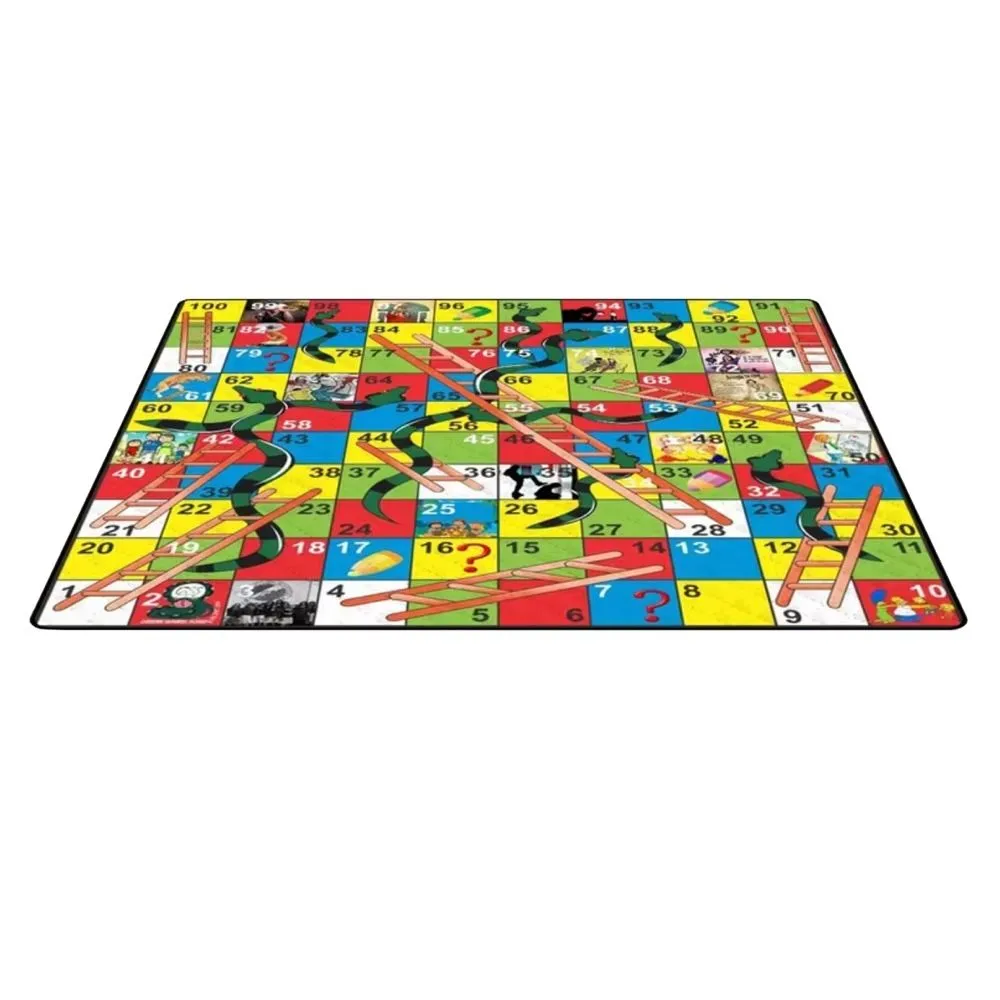 Camping Large Colourful Foldable Outdoor Snakes & Ladder Picnic Mat - 150cm
