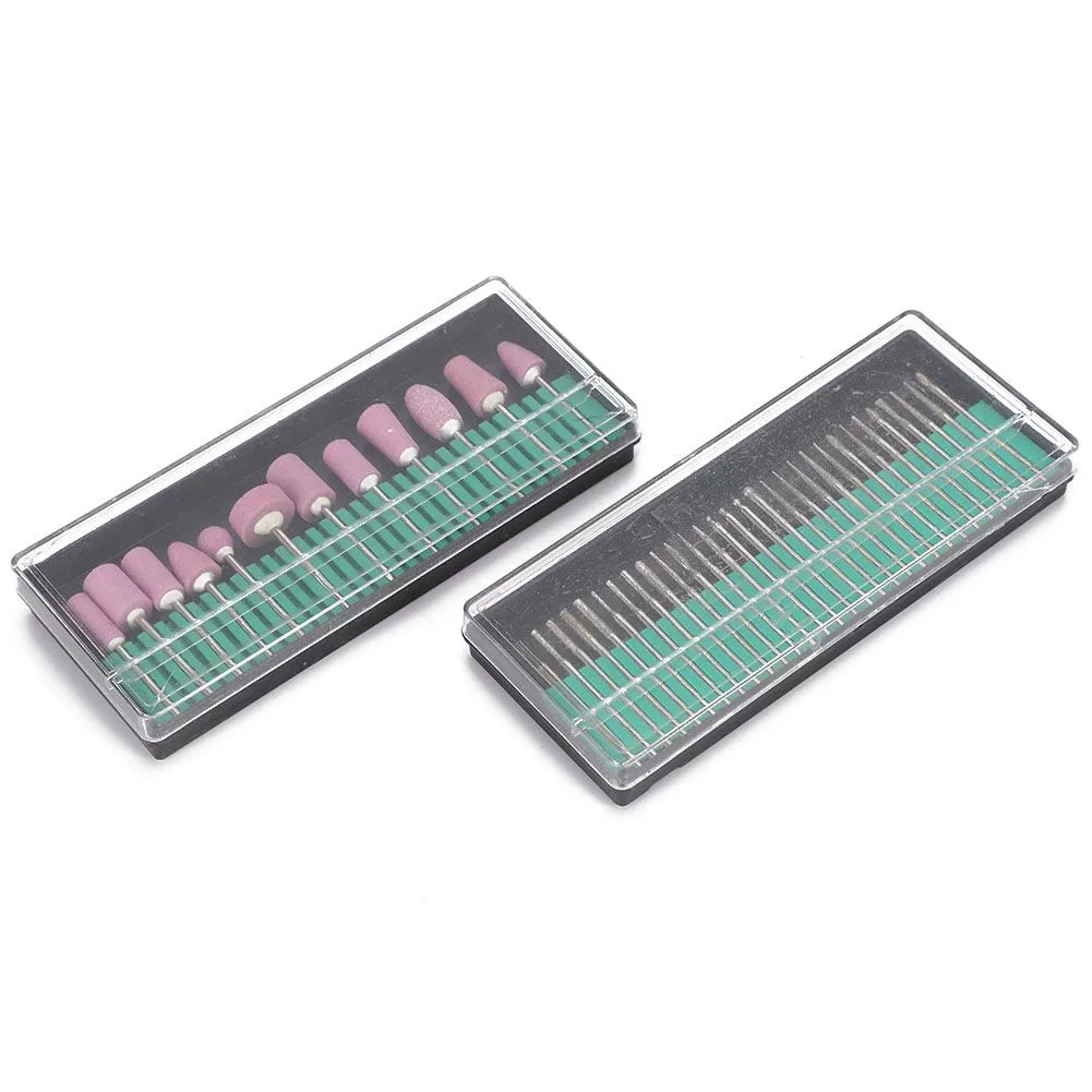 Nail Drill Bits Needle Set 30pc Manicure Tool