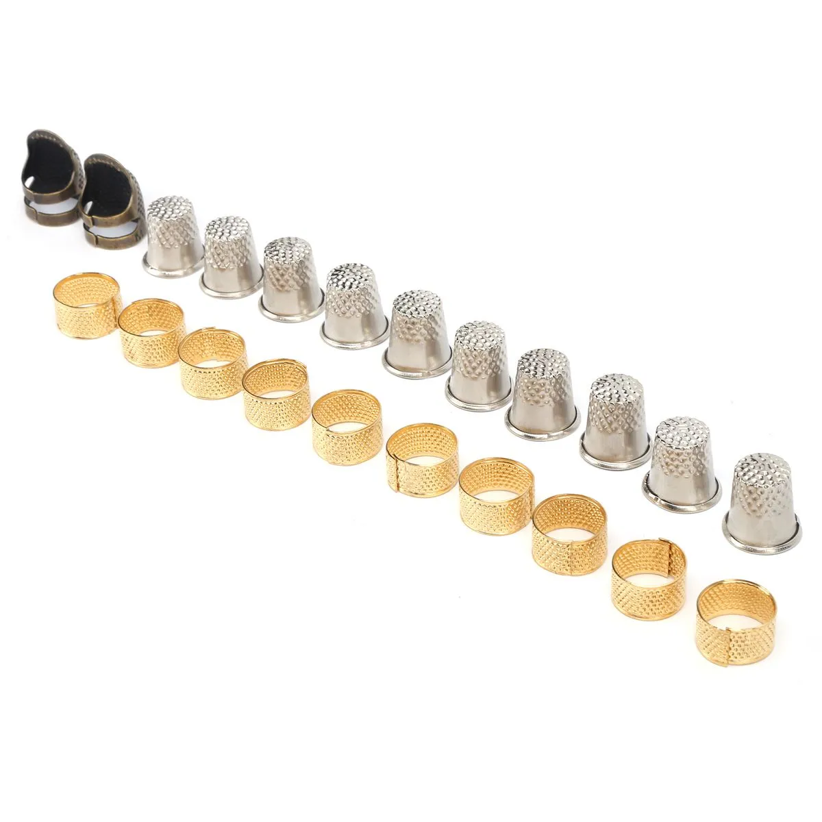 Adjustable Brass Thimble NonSlip Sewing Tool