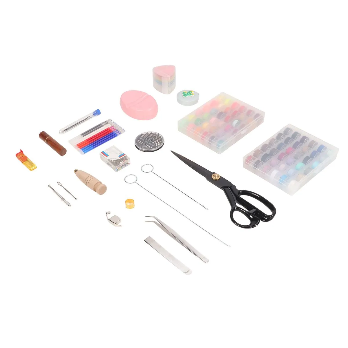 Portable Sewing Thread Kit Compatible with DIY