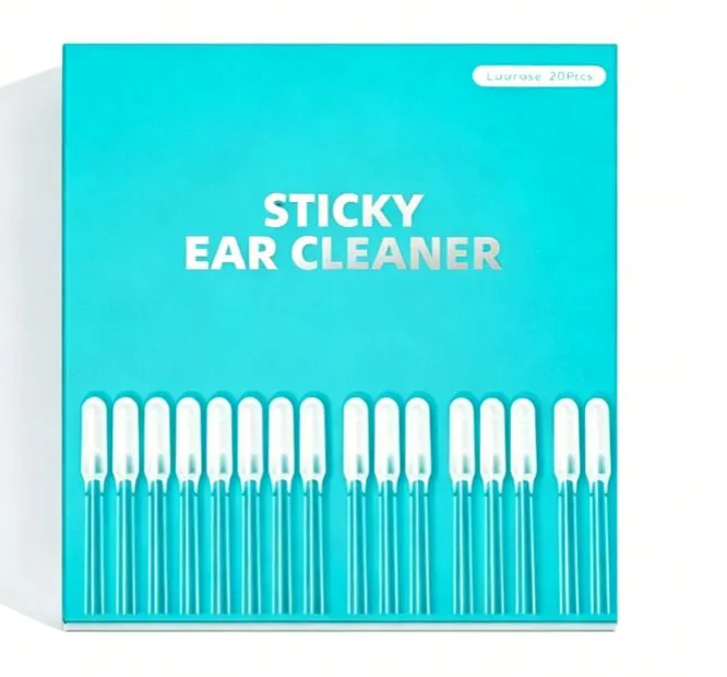 24 Piece Reusable Sticky Ear Cleaning Sticks Small