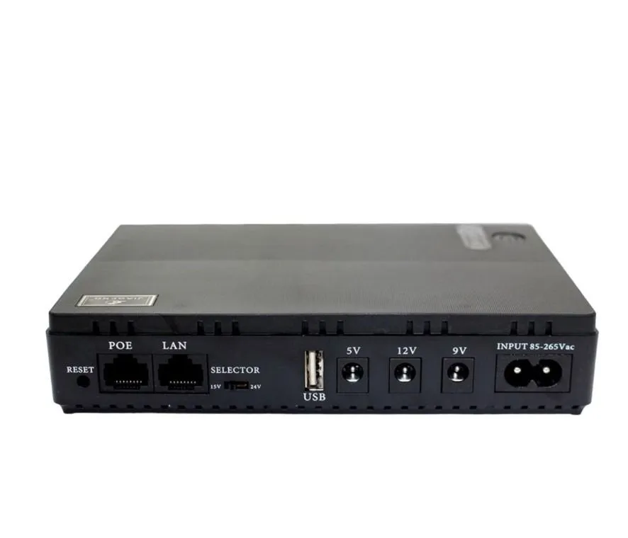 14000mAh Mini UPS Power Backup for wifi Routers with PoE Port