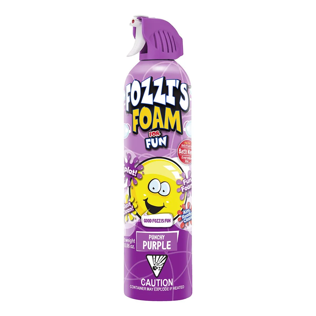 Fozzis Foam For Fun Punchy Purple 550Ml - 2 Pack