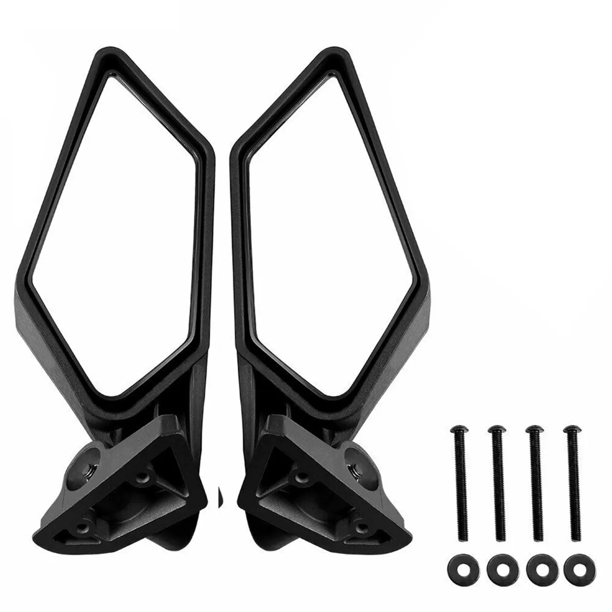 Utv Side View Mirrors Rearview Mirrors for Can Am Compatible with Universal