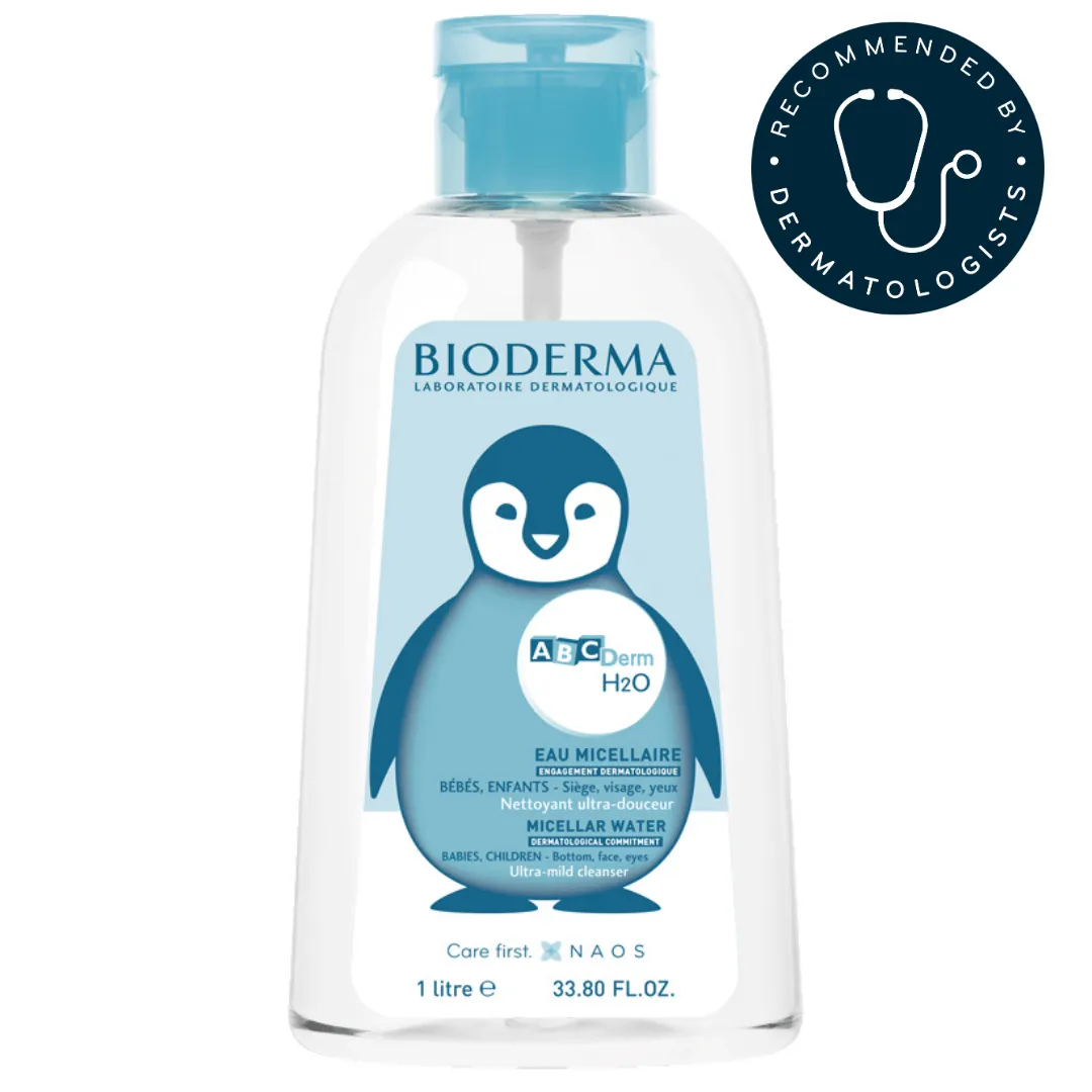 BIODERMA ABCDerm H2O Baby Micellar Water for Sensitive Skin 1L