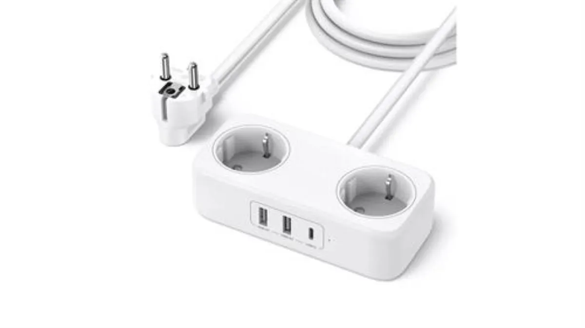 Ugreen Power Strip Extension Power Cord -1.8m