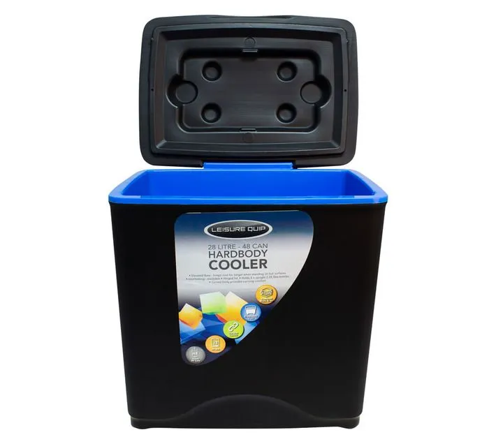Leisure Quip Cooler Box Black/Blue 26 L
