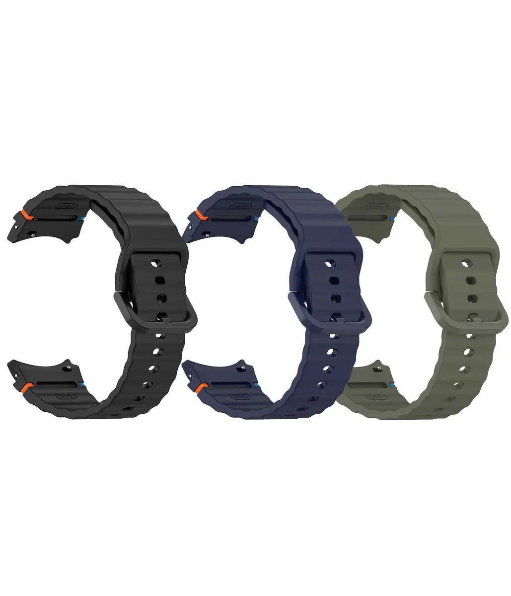 Sport Bands Compatible with Galaxy Watch 6 5 4 FE/Galaxy Watch 6/4 Classic - Army Green