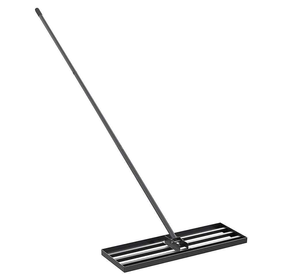 Lawn Levelling Rake With 75x25cm Surface And 180cm Handle