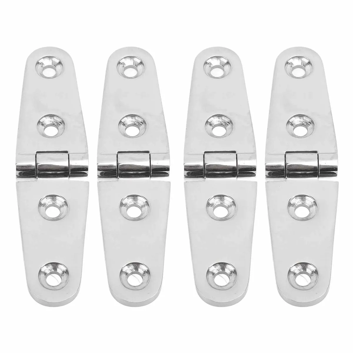 316 Stainless Steel Boat Hatch Hinge 103X27mm 4Pcs