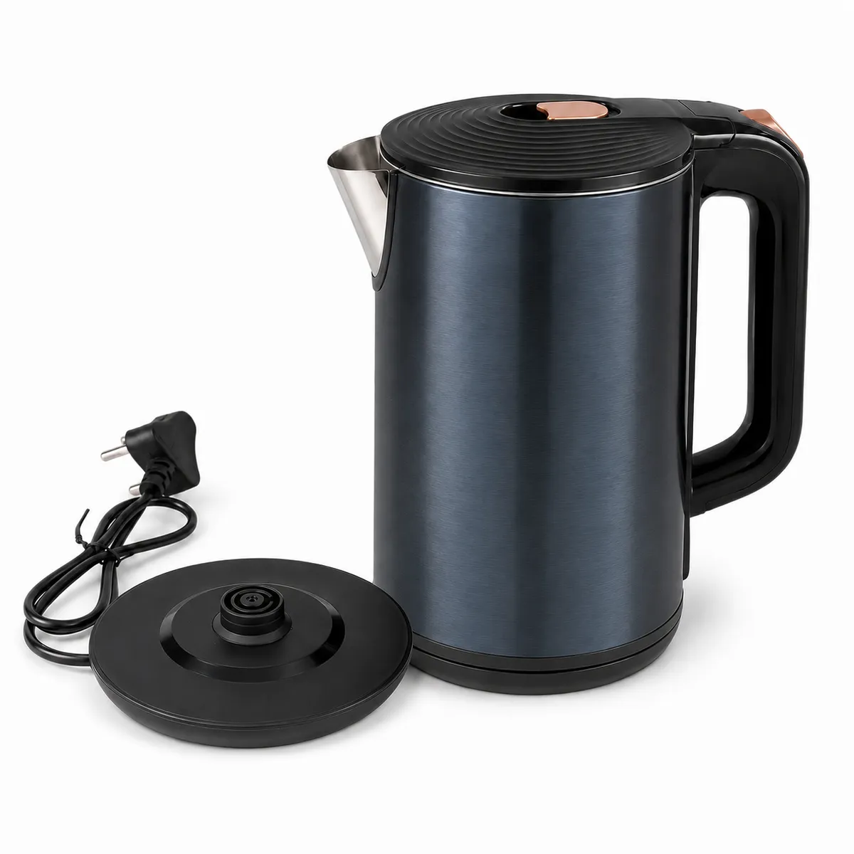 Electric Kettle - 2.3L - 1500W - Metallic Blue