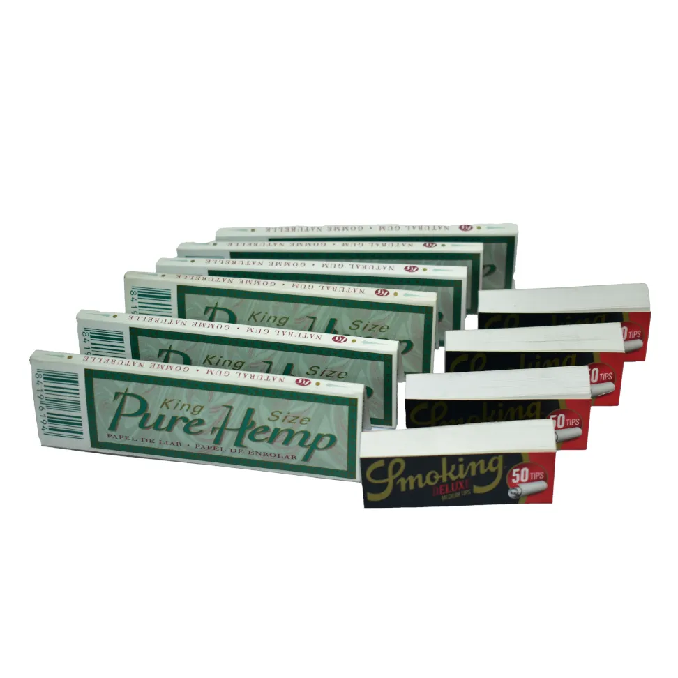 Pure Hemp King Size - Rolling Paper & Tips