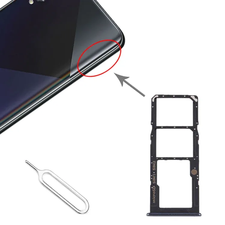 Replacement Sim Tray for Samsung A23, Model: A235 - Black