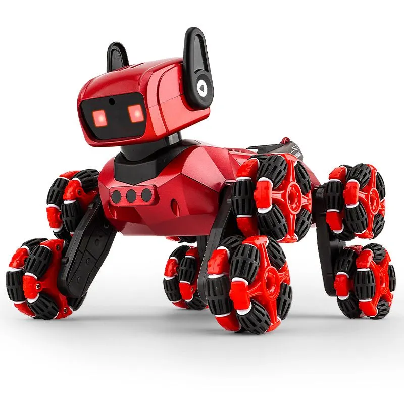 Eight-wheeled Stunt Electric Remote Control Robot Dog-2.4G