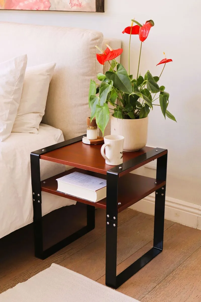 Melius Side Table - Royal Mahogany