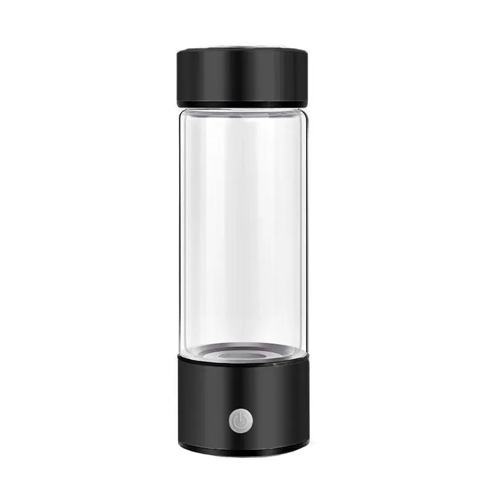 Hydrofizz Hydrogen Generator Water Bottle - 420ml - Black