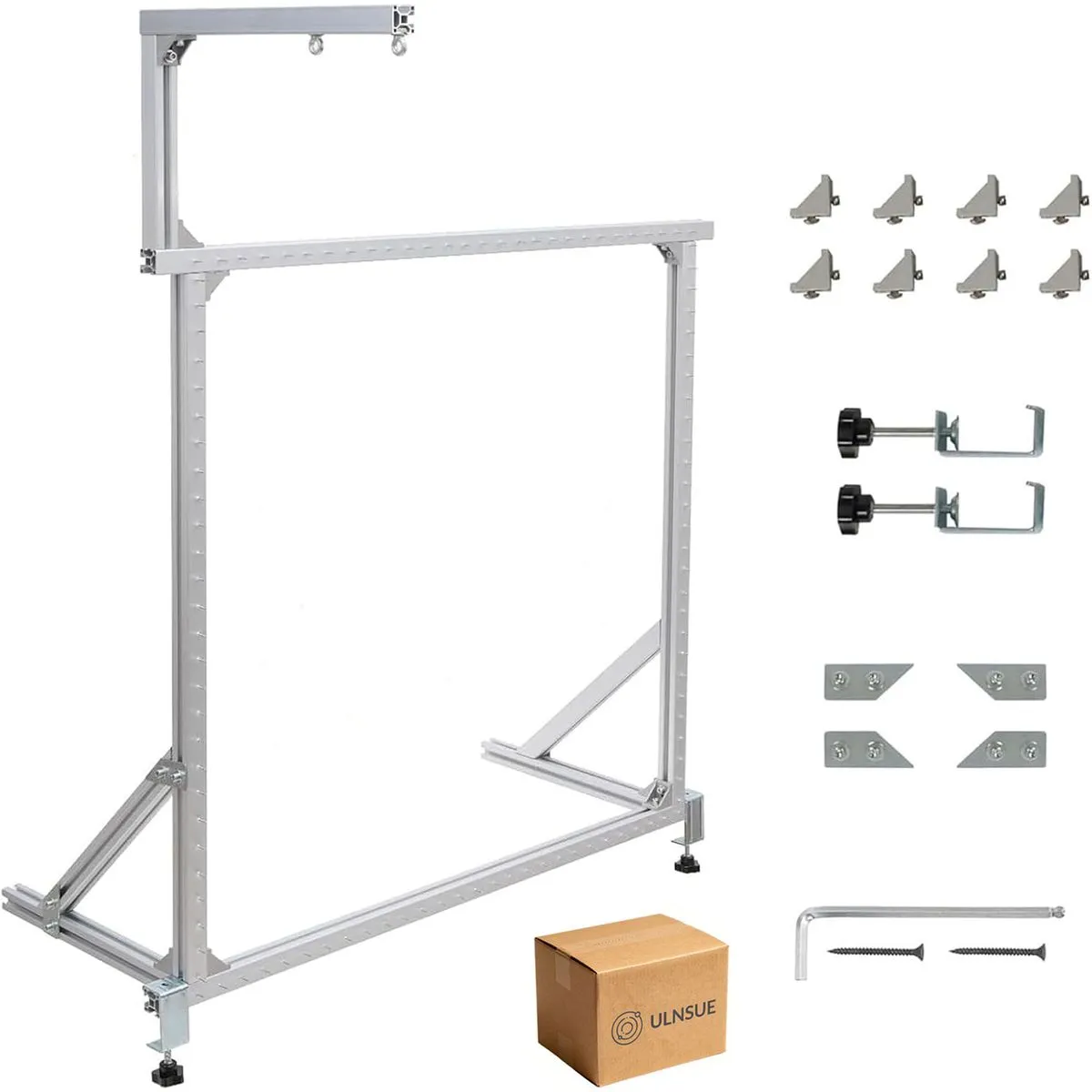 ULNSUE 90x90cm Rug Tufting Frame Kit Aluminum Metal Tufting Frame